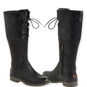 NEW UGG ELSA Waterproof Lace Up Boots